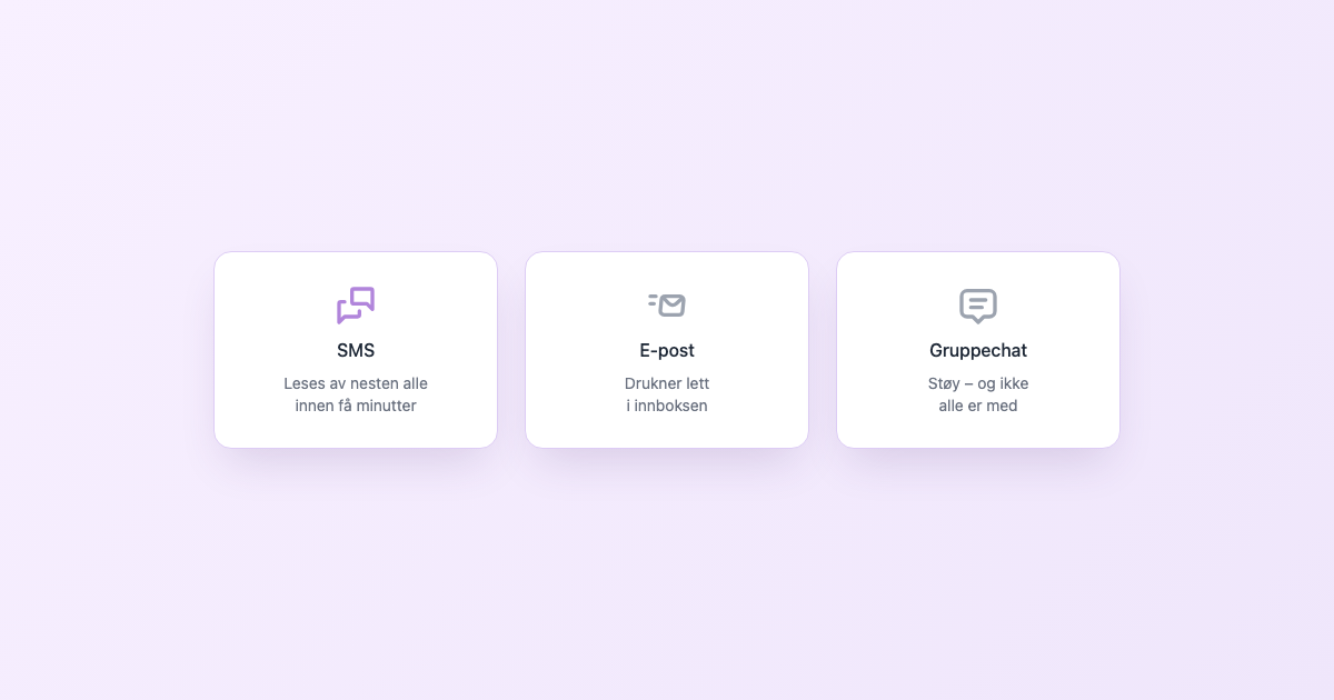 SMS vs. MMS, iMessage og RCS – forskjellene