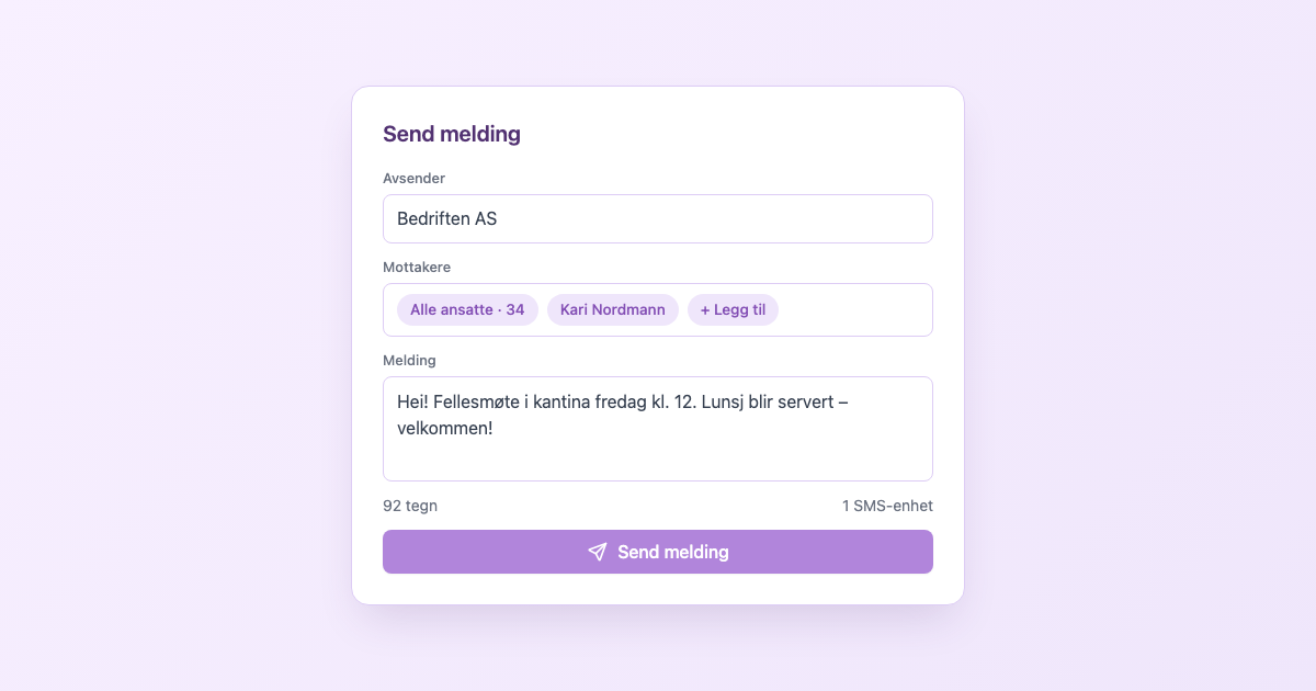 Sende SMS fra PC – slik fungerer det